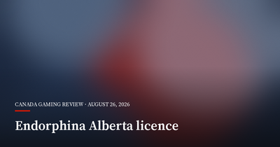 Endorphina Wins Alberta Provider Licence