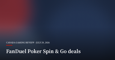 FanDuel Poker Adds Rare Deal-Making to Spin & Go Games