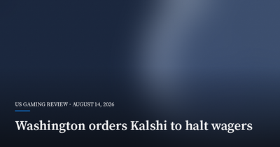 Washington Judge Orders Kalshi to Halt Most Wagers