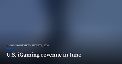 U.S. iGaming Revenue Rises 20% in June