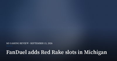 FanDuel Casino Adds Red Rake Slots in Michigan