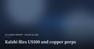 Kalshi Files for U.S. Equity Index and Copper Perps