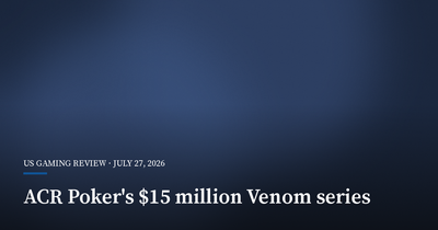 ACR Poker Details $0.80 Path Into $15 Million Venom Festival