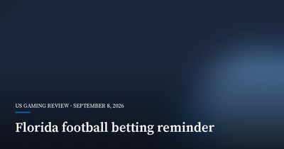 Florida Urges Football Bettors to Set Limits