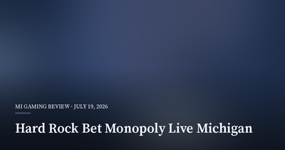 Hard Rock Bet Adds Monopoly Live to Michigan Online Casino