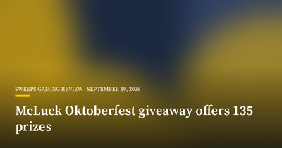 McLuck Offers 135 Oktoberfest Giveaway Prizes Across Social Platforms
