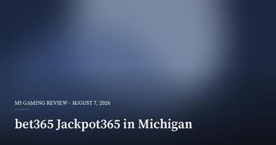 Bet365 Launches Jackpot365 in Michigan