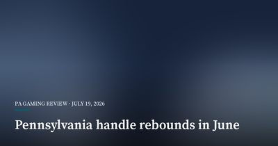 Pennsylvania Sports Betting Handle Rebounds in June as Revenue Sinks