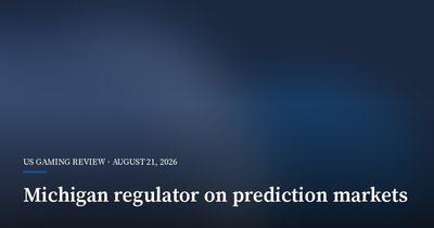 Michigan Regulator Breaks With Prediction Markets