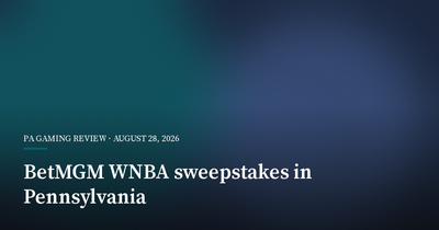 BetMGM Opens WNBA Finals Sweepstakes to Pennsylvania Casino Players