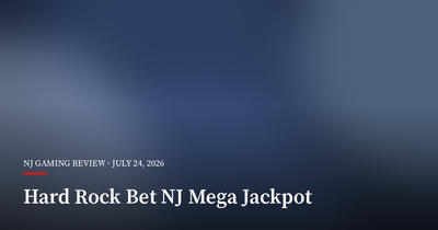 Hard Rock Bet’s New Jersey Mega Jackpot Sits at $1.65 Million