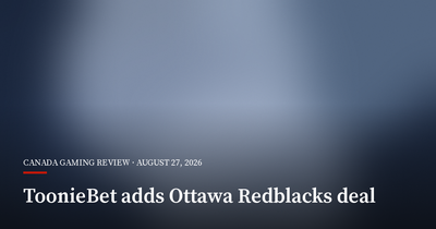 ToonieBet Deepens CFL Push With Ottawa Redblacks Deal