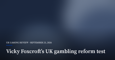 Vicky Foxcroft Faces First Public Test on UK Gambling Reform
