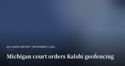 Michigan Court Orders Kalshi to Geofence Sports Contracts