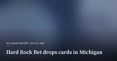 Hard Rock Bet Ends Credit Card Deposits in Michigan