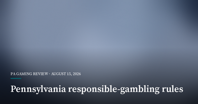 Pennsylvania Gambling Regulator's Rule Rewrite Wins Broad Support