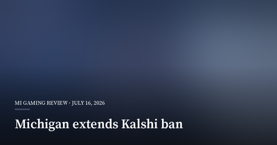 Michigan Extends Kalshi Sports-Contract Ban