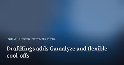 DraftKings Adds Football Gamalyze Tool and Flexible Wagering Cool-Offs