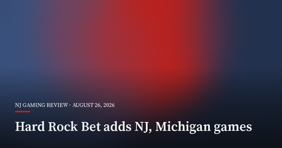 Hard Rock Bet Adds 17 Casino Games in New Jersey and Michigan