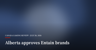 Alberta Clears Entain's Sports Interaction and PartyCasino