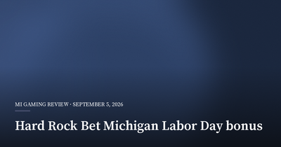 Hard Rock Bet Raises Michigan Labor Day Casino Pool to $350,000