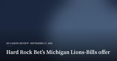 Hard Rock Bet Offers Michigan Newcomers $100 in Bonus Bets on Lions-Bills