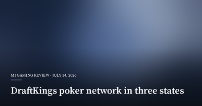 DraftKings Launches Shared Poker Network Across Three States