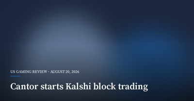 Cantor Begins Institutional Block Trading on Kalshi
