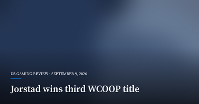 Espen Jorstad Wins Third WCOOP Title in $1,050 PKO Warm-Up