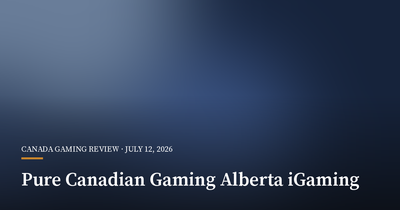 Pure Canadian Gaming Applies to Enter Alberta’s iGaming Market
