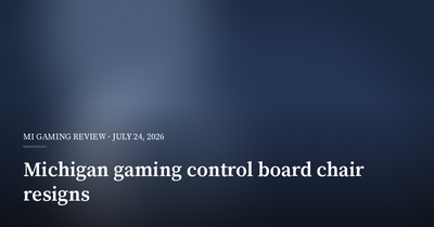 Jim Ananich to Step Down as Michigan Gaming Board Chair