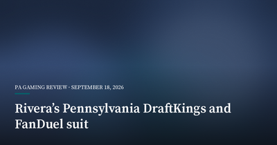 Rivera’s DraftKings and FanDuel Addiction Suit Moves to Federal Court